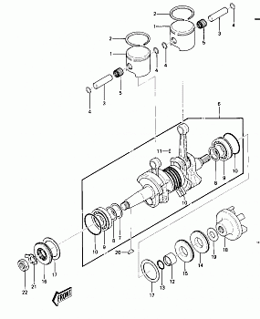 CRANKSHAFT/PISTONS