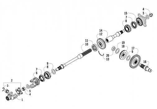 SECONDARY DRIVE ASSEMBLY