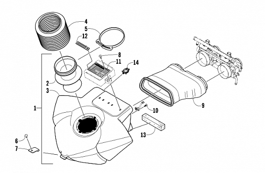 AIR SILENCER ASSEMBLY