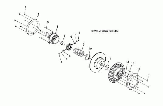 DRIVEN CLUTCH - S06NP5BSA/NE5BSB (4997239723C03)