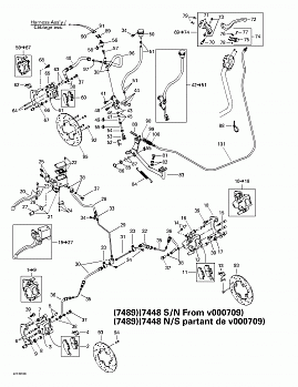 Hydraulic Brake (7489) (7448 From Sn V000709)