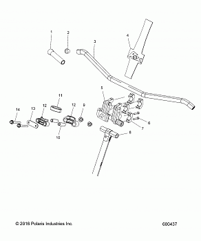 STEERING, UPPER and HANDLEBAR ASM. - S17DDJ6PEM (600437)