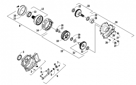 GEARCASE ASSEMBLY