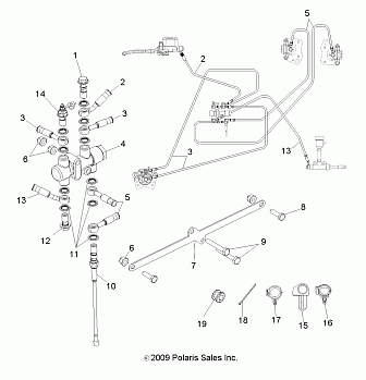 BRAKES, VALVE SYSTEM and LINES - A10NG50FA (49ATVBRAKELINE10BOSSI)