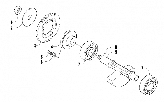 CRANK BALANCER ASSEMBLY