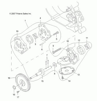 ENGINE, OIL SYSTEM and OIL PUMP - A10NG50FA (49OILPUMP08SCRAM)