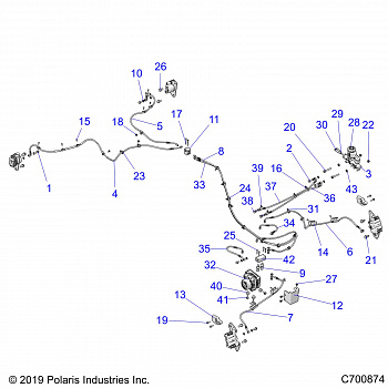 BRAKES, BRAKE LINES AND MASTER CYLINDER - R20RRP99CF/FF (C700874)