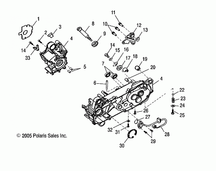 CRANKCASE - A06KA09CA/CB/CC/CD (4999202399920239A10)