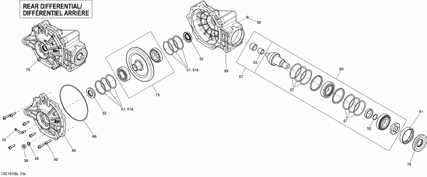 Drive System, Rear _Differential_13C1510b