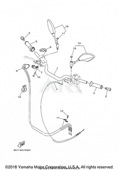 STEERING HANDLE CABLE