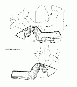 FENDER FOAM and FOIL - S06PS6FS/FSA (4997459745A10)