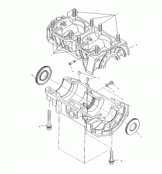 CRANKCASE - S00SD5BS (4953885388c005)