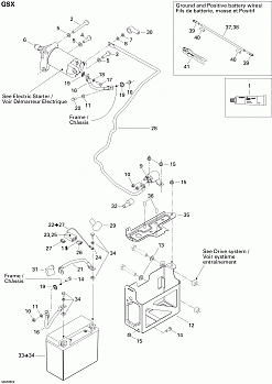 Battery And Starter GSX 550F