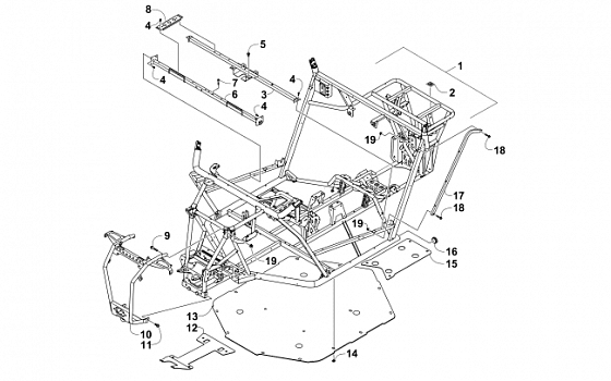 FRAME AND RELATED PARTS