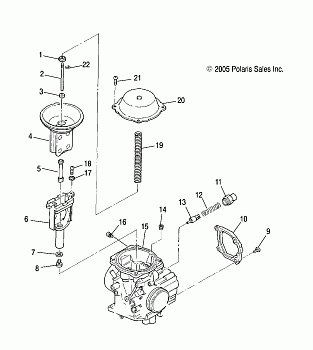 ENGINE, CARBURETOR, UPPER - A11MB46FZ (4999200059920005D07)