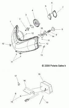 ELECTRICAL, HEADLIGHT and TAILLIGHT - S09PP7FS/FE (49SNOWHEADLGHT09TRBODRGN)