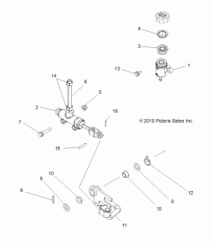 BRAKES, BRAKE PEDAL and MASTER CYLINDER - A16SEH57A7