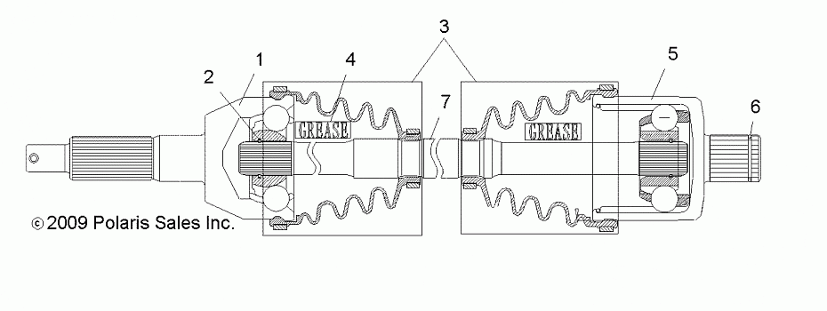 DRIVE TRAIN, REAR DRIVE SHAFT - R20MAAE4G8/G9 (49RGRSHAFTDRIVERR10)