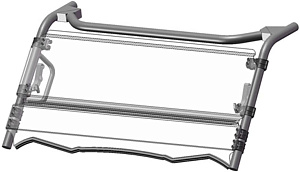 Стекло ветровое складное Kawasaki Tyrex TERYXWS4000
