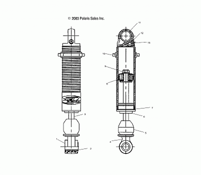 REAR TRACK SHOCK - S04NT5BS/BE (4988518851B12)