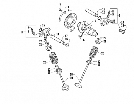 CAMSHAFT/VALVE ASSEMBLY