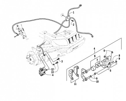 HYDRAULIC BRAKE ASSEMBLY