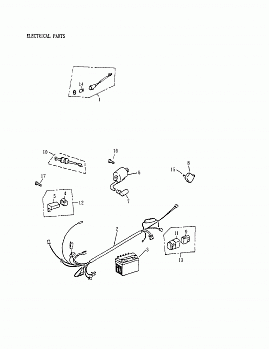 Tail Light, Electrical Parts 172a-25