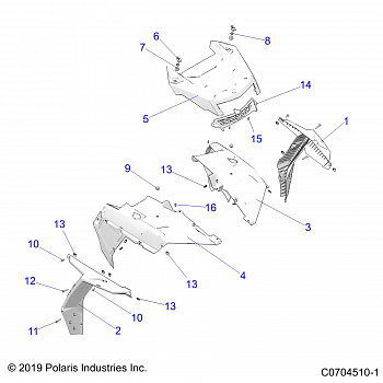 BODY, HOOD AND FRONT BODY WORK - Z20NAE92KL (C0704510-1)