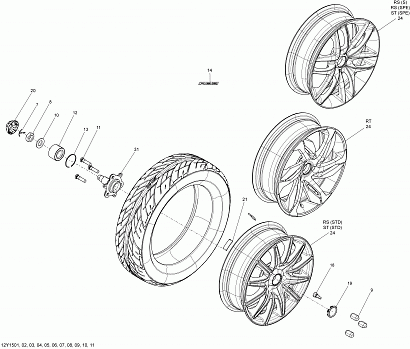 Drive System, Front _12Y1502