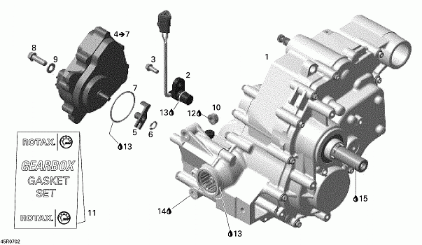 Gear Box Assy and 4x4 Actuator