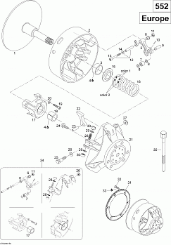 Drive Pulley 552, Europe