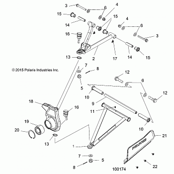 SUSPENSION, FRONT - A16SJE57AB (100174)