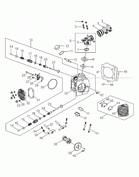 ENGINE, CYLINDER HEAD - A16YAF11AA (A00037)