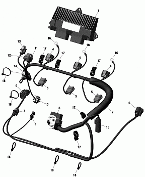 Engine Harness And Electronic Module 130HP Rental