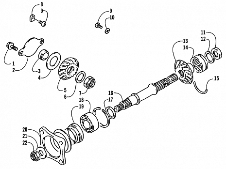 SECONDARY DRIVE ASSEMBLY