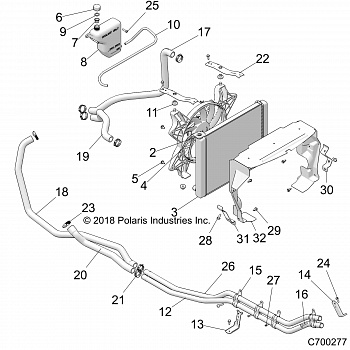 ENGINE, COOLING SYSTEM - Z20N4E99NC (C700277)