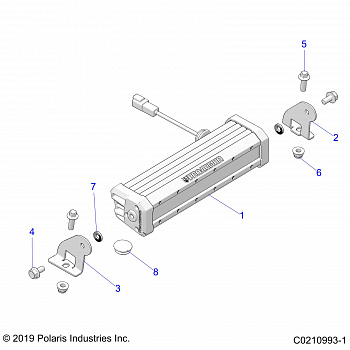 ELECTRICAL, LIGHTBAR - A20SGE95AK (C0210993-1)