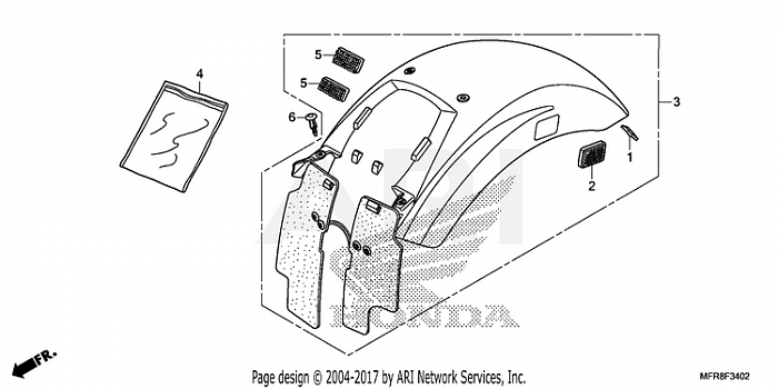 REAR FENDER (3)