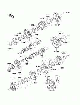 Transmission(KLX300-A8/A9)