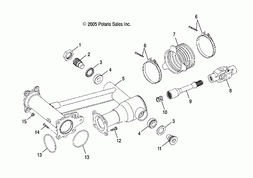 SWING ARM, REAR - A06SB20AA/AB (4999202799920279B04)