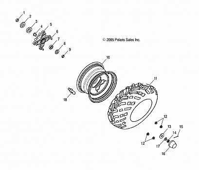 WHEEL, FRONT - A06PB20VA/VB (4999202869920286B10)