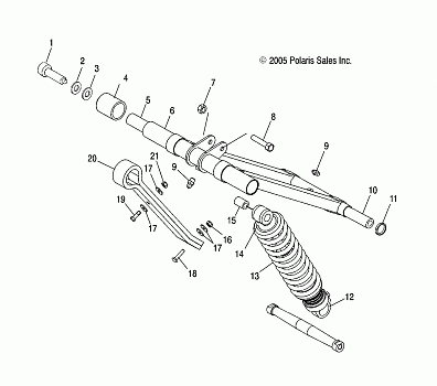 TORQUE ARM, FRONT (M-10) - S06NP5BSA/NE5BSB (4997239723B11)