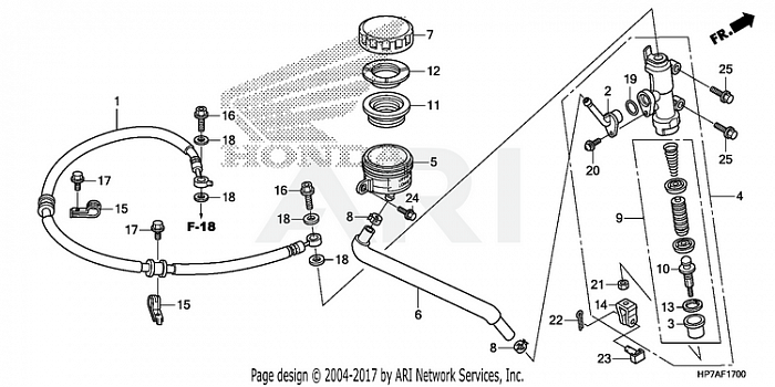 REAR BRAKE MASTER        CYLINDER