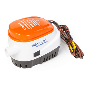 Помпа водооткачивающая автоматическая SeaFlo трюмная, 12V 600 галлон/час, патрубок 19 мм sfbp1-g600-06