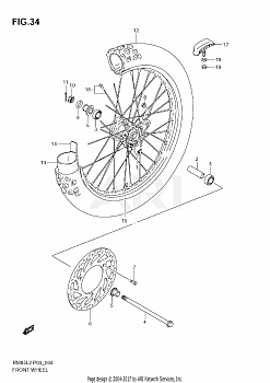 FRONT WHEEL (RM85)