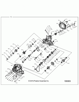 DRIVE TRAIN, MAIN GEARCASE - A18SVE95BR (100063)