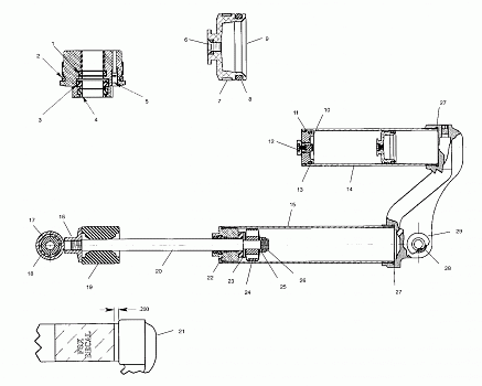 FOX SHOCK, GAS, RESERVOIR - A01BA50AA (4963716371C011)