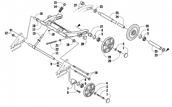 ARTICULATING SKID FRAME ASSEMBLY