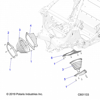 CHASSIS, TIE ROD BOOT ASM. - S20CEA5BSL (C601133)