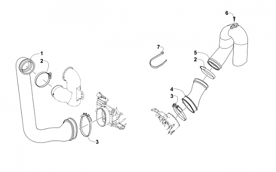 CASE/BELT COOLING ASSEMBLY